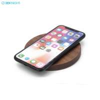 Wooden Wireless Charger Stand Wireless Portable Charger For iphone 7 8